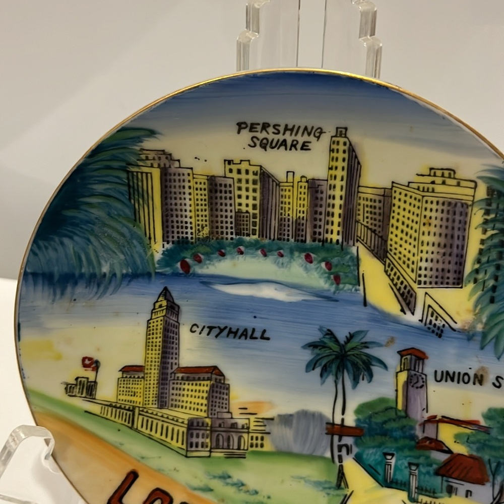 Los Angeles Plate - Vintage - Picture 4 of 6